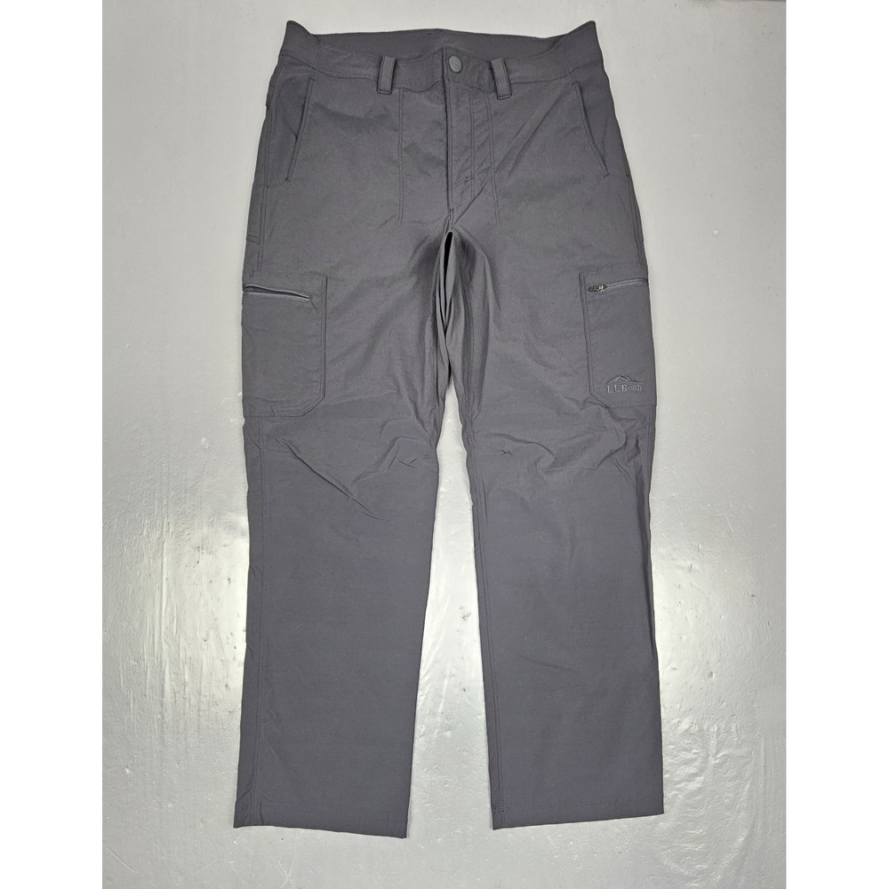 LL Bean Cresta Pants‎ Mens 32x30 Gray Water Resistant Stretch Cargo Standard Fit